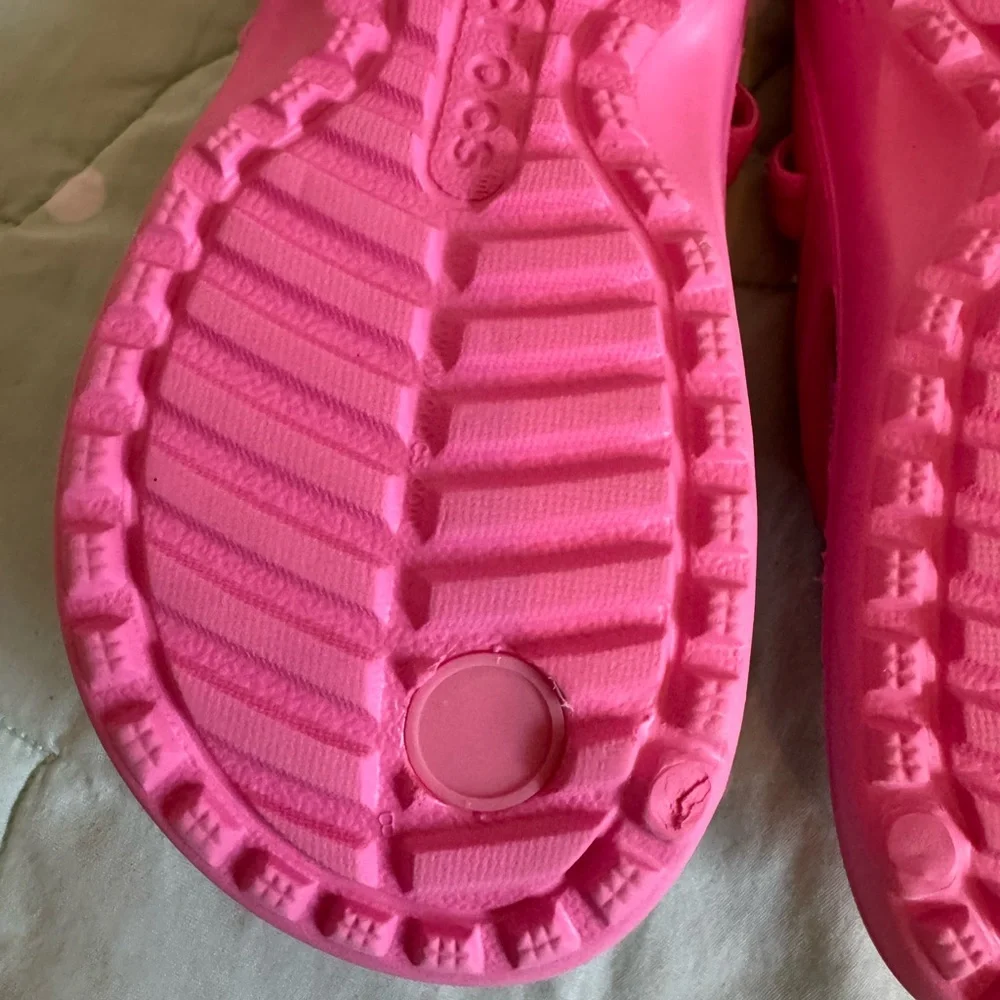 CROCS Kids Pink Sandals Toddler size 9